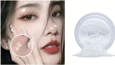 GABBU NEW WHITE SHIMMERY HIGHLIGHTER POWDER silver Highlighter(silver)