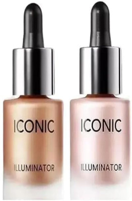 wryak Iconic Highlighter Combo, 2 Shades Highlighter(MULTICOLOUR)