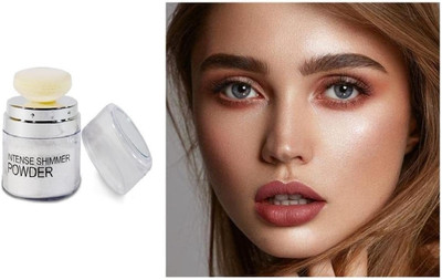 NADJA MINI HIGHLIGHTER POWDER SILVER COLOR FACE MAKEUP Highlighter(SILVER)