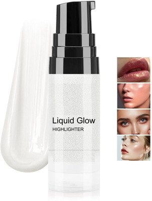 THTC HD Glow Liquid Highlighter-15 ML Highlighter(SILVER)