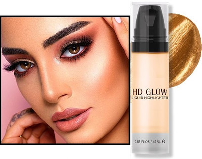 GFSU - GO FOR SOMETHING UNIQUE glow skin illuminator makeup Base Golden  Highlighter(gold)