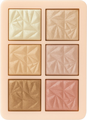 Elan beaute +MM 6 Baked Light Highlighter | Shimmer Highlighter for Face Makeup Highlighter(Shards 01)