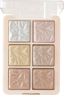 MARS 6 Shade illuminating and Blusher Palette Highlighter(Shade-01)