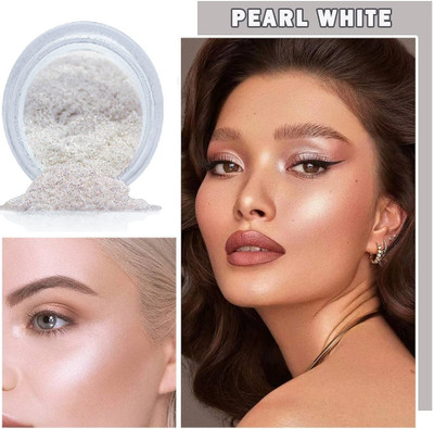 Vyomiris NEW COLOR CHANGE SHIMMER SILVER HIGHLIGHTER FOR FACE MAKEUP Highlighter(WHITE)