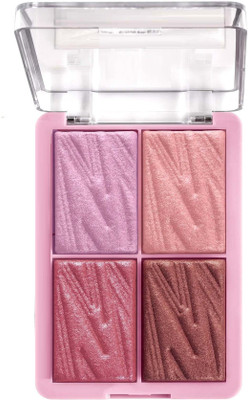 Latixmat 4 In One Highly Pigmented HD Glow Effortless Blending Highlighter(Multicolor)