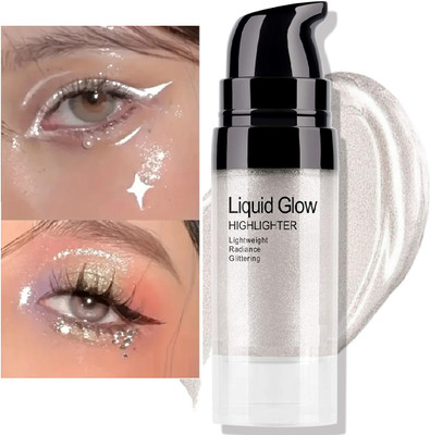 luzimaisa Korean Glow Shine Liquid Highighter Highlighter(Silver)