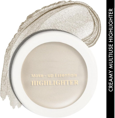 WOONGMI Multi-Color Highlighter Palette Highlighter for Face Makeup Highlighter(Silver)