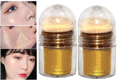 tanvi27 New illuminator Powdery Golden Dust highlighter for face makeup Highlighter(Golden Dust)