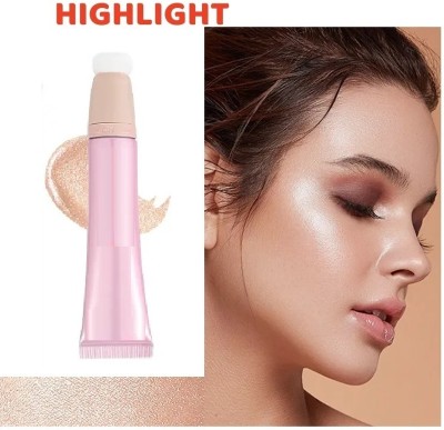 luzimaisa Brighten Makeup Cream Shimmer Highlighter Stick Highlighter(gold)