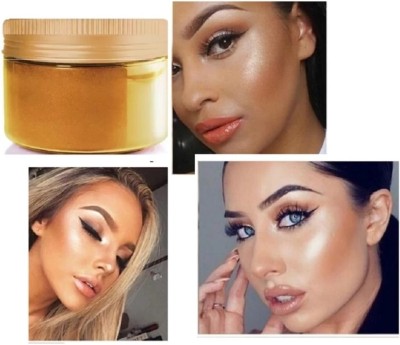 THTC Shimmery Shiny Gold For Professional Look For Women Highlighter(golden)