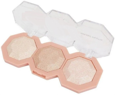 Emijun Highlighter Palette | Ultra Blendable & Long Lasting | Blinding Glow Highlighter(MULTI)