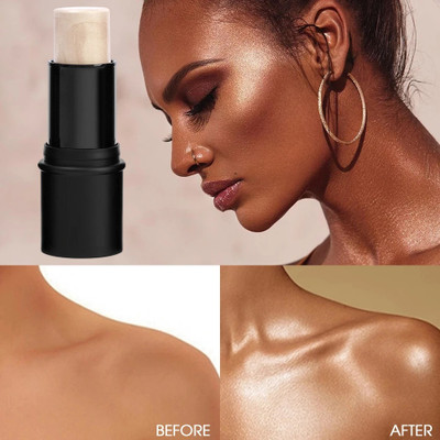 Latixmat SHINY GLOW FACE MAKEUP HIGHLIGHTER FOR FLAWLESS LOOK Highlighter(Light Gold)