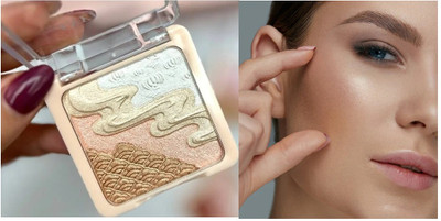 Jiwoo Highlighter Face Palette Ultra Blendable & Long Lasting Highlighter(Muliti color)