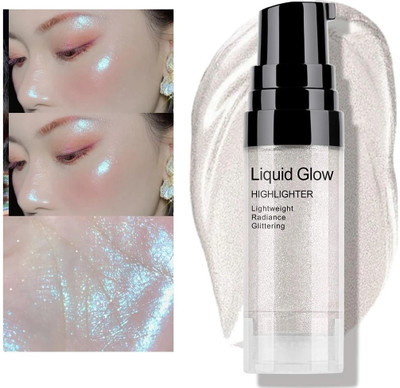WOONGMI HD Glow - Radiant Illuminator Liquid  Highlighter(SILVER)