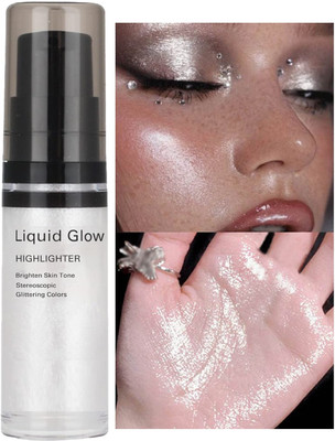 luzimaisa HD Highlighting Liquid For Natural Glow Highlighter(Silver)