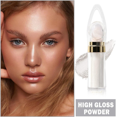 Emijun Shimmer Highlighter, Face and Body Highlighter Powder Stick Makeup,  Highlighter(white)