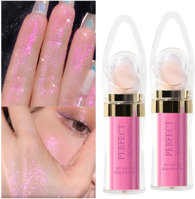 tanvi27 New Multi Purpose Highly Pigmented Pink Highlighter Weightless Luminous Finish Highlighter(Pink)