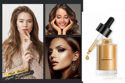 THTC Drop & Glow Liquid  Highlighter(GOLD)