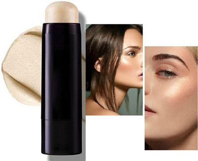manasona Waterproof Shimmer Cream Highlighter Stick  Highlighter(Pale Gold)