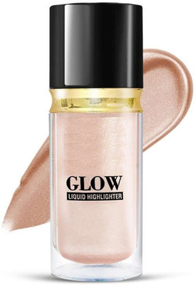 nn liquid highlighter water proof long lasting easy to use matte finish Highlighter(lighte pink)