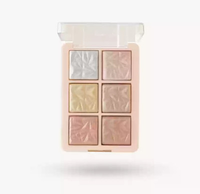 REIMICHI 6 in 1 highlighter palette Highlighter(Multicolor)