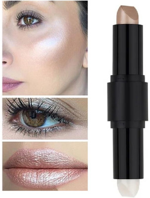 Amaryllis Natural Finish Highlighter Brighten Makeup Cream Shimmer Highlighter Stick Highlighter(Multicolor)