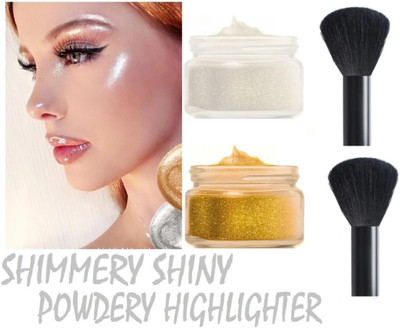 GFSU - GO FOR SOMETHING UNIQUE COMBO BOTH USED HIGHLIGHTER WOMEN AND MEN Highlighter(SILVER, GOLD)