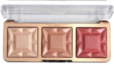 WECHARMERZ Magic Blossom Eyeshadow & Highlighter Makeup Palette Shade 03 12 g(Multicolor)