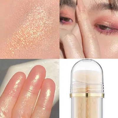 HUZURLU Prefect shine shimmer Face and Body Translucent Crystal Shimmer  Highlighter(GOLD)