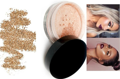 JANOST MOST TRANINGING GOLD WHITENING SHIMMER FINISH HIGHLIGHTER LOOSE POWDER Highlighter(Gold)
