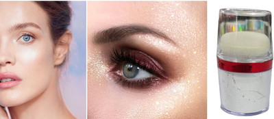 BLUEMERMAID BEST LOOK SILVER SHIMMER HIGHLIGHTER FOR MAKEUP POWDER Highlighter(SILVER)