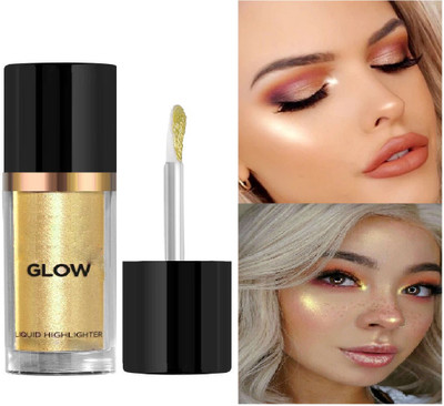 Latixmat Liquid Highlighter, Illuminating Liquid, Shimmer Glitter  Highlighter(GOLD)