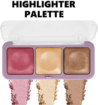 DARVING Extra Shimmer Shiny Highlighter Palette Kit  Highlighter(MULTI COLOR)