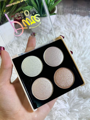 Emijun Baked Shimmer Blusher and Highlighter for Face Makeup Highlighter(MULTI)