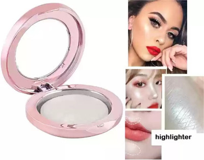 HUZURLU Luminous Baked Highlighting Powder Highlighter(white)