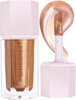 ADJD Shimmer Cream Highlighter for Face Body Glitter Glow Highlighter(LIGHT COPPER)