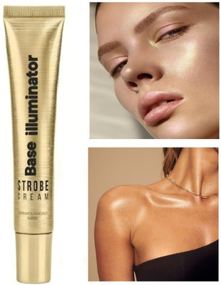 DARVING Strobe Cream Highlighter Longlasting & Waterproof  Highlighter(GOLD)
