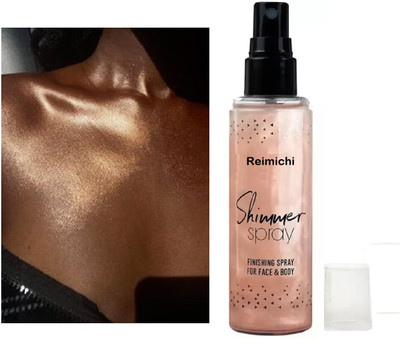 REIMICHI Shimmer Spray Liquid Highlighter For Face Glow Face Hair And Body Highlighter(copper)
