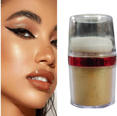 BLUEMERMAID HIGH QUALITY GOLD HIGHLIGHTER FOR SHINY LUMINOUS LOOK Highlighter(GOLD)