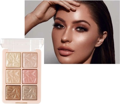 nn soft and smooth perfect long lasting shimmer highlighter easy to use pack of 1 Highlighter(multi color)