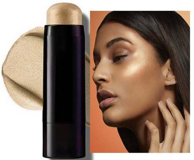 manasona Gold Shimmer Cream Highlighter Stick  Highlighter(Gold)