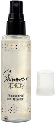 GABBU Makeup Smooth Body Luminizer Moisturizing Glitter Body Spray(Silver)