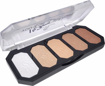 maliao CS You Glow Girl 5 Colors Highlighter Palette01* Highlighter(Multicolor)