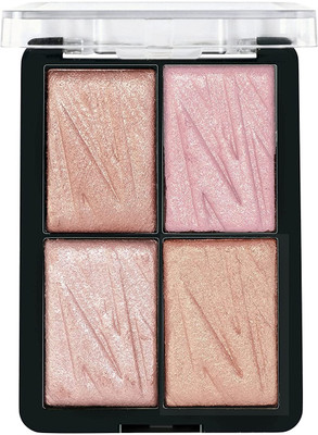 ADJD Highlighter & Blusher 4colour Palette Highlighter Best illuminating Highlighter(Multicolor)
