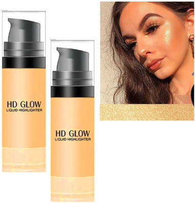 Jiwoo Shimmer Long lasting Ultra Smooth Silver creamy Highlighter 2 Highlighter(gold)
