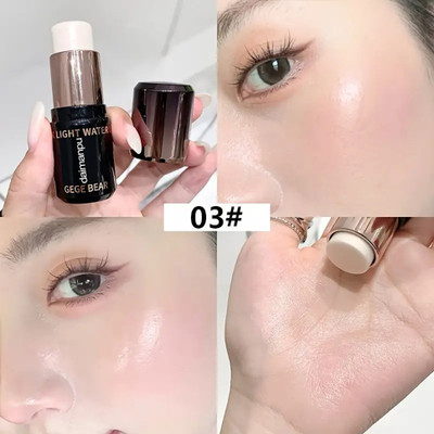 DAIMANPU Gege Bear Highlighter Stick Makeup, Matte, Contour Stick Revolving Highlighter(Light Browned White)