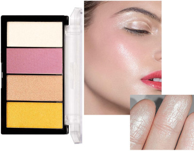 Arcanuy Palette Sheer Shimmering Finish Face Highlighters Highlighter(multi color)