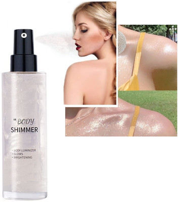 tanvi27 All In One Makeup, Face Body Glow Illuminator, Body  Highlighter(SILVER)