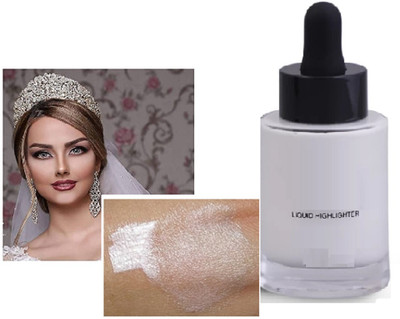 Emijun white Waterproof Ultra Smooth Illuminator Liquid  Highlighter(white)