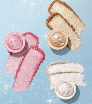 AFARAXIA Glow Baked Highlighter Palette Buildable - long-lasting shimmer  Highlighter(muliticolour)